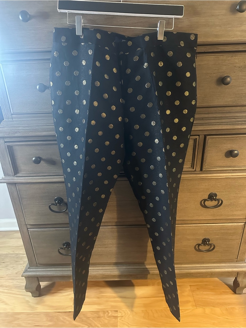 Talbots Black Polka Dot Women's Dress Pants